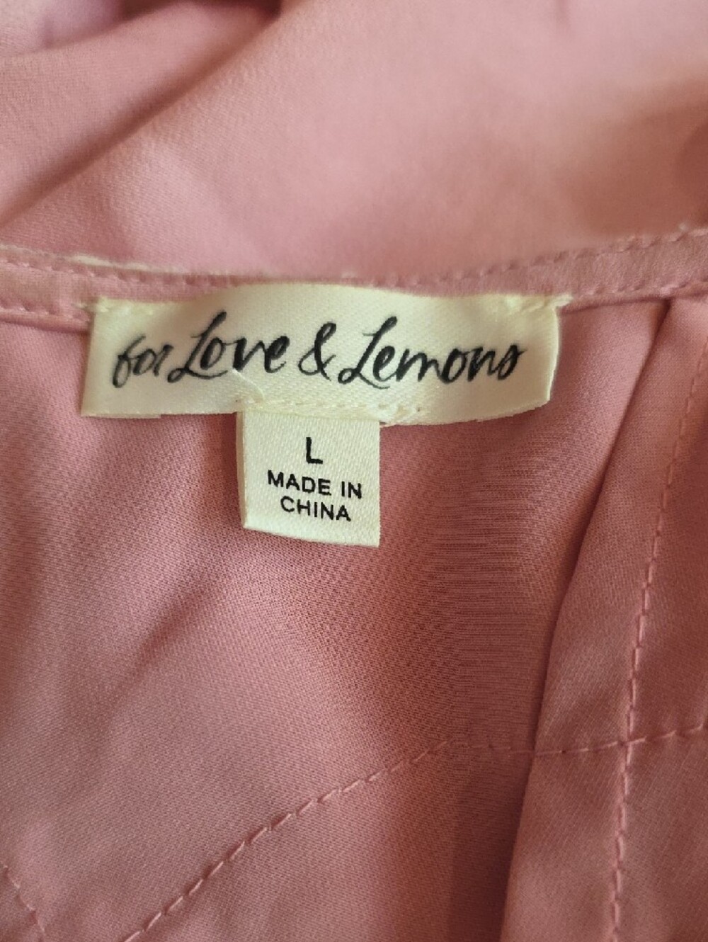NEW $429 FOR LOVE AND LEMONS CLEMENCE PINK SATIN MAXI GOWN DRESS SIZE L - Picture 15 of 16